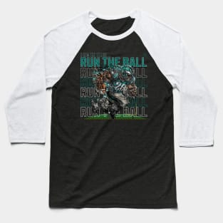 Saquon Barkley Homecoming 2 - Run The Ball! New Era in Philly Edition Baseball T-Shirt